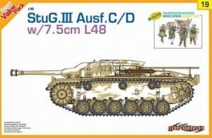 Dragon 9119 StuG.III Ausf.C/D w/7.5cm L48