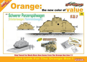 Dragon 9126 Schwerer Panzerspähwagen Kommandowagen / Infanteriewagen (2 in 1) + Armored Reconnaissance Figure Set