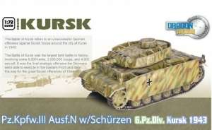 Dragon Armor 60622 Pz.Kpfw.III N w/Schurzen Kursk gotowy model