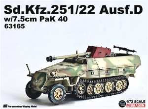 Dragon Armor 63165 Sd.Kfz.251/22 Ausf.D with 7.5 cm PaK 40