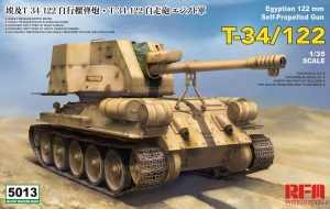 Egipskie działo samobieżne T-34/122 model RFM 5013