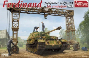 Ferdinand Sd.Kfz.184 - Full Interior & 16t Strabokran Amusing Hobby 35A030