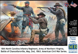 Figurki Master Box 3581 Do or die! 18th North Carolina Infantry Regiment