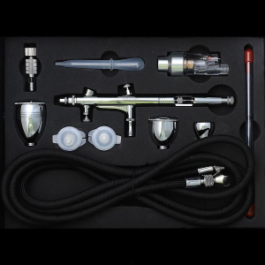 Fine Art FA-186XK Dual Action Airbrush Set 0,2 & 0,3 & 0,5 mm