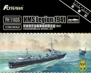 Flyhawk FH1103S Niszczyciel HMS Legion 1941 1-700 deluxe edition
