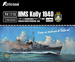 Flyhawk FH1119 Niszczyciel HMS Kelly 1940 model 1-700