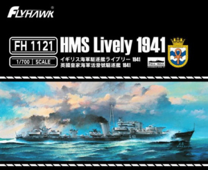 Flyhawk FH1121 Niszczyciel HMS Lively 1941 model 1-700