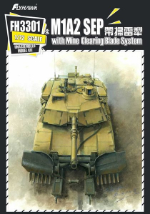 Flyhawk FH3301 Czołg M1A1SEP Abrams z systeme do usuwania minmodel 1-72