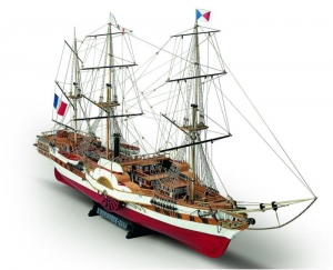Fregata Lorenoque Mamoli MV23 drewniany model statku 1-100