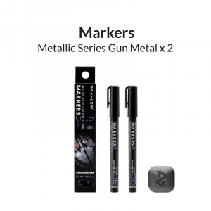 Gaahleri 45046 Gun Metal Marker - 2 pcs