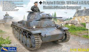 Gecko Models 16GM0007 Pz.Kpfw. II Ausf. C A/B/C Modified (Sd.Kfz.121) (French Campaign) 1/16