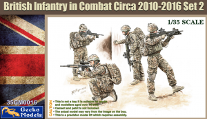 Gecko Models 35GM0016 British Infantry In Combat Circa 2010-2016 Set 2 1/35 