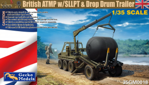 Gecko Models 35GM0018 British ATMP w/SLLPT & Drop Drum Trailer 1/35 