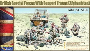 Gecko Models 35GM0023 British Special Forces With Support Troops (Afghanistan) 1/35