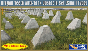 Gecko Models 35GM0084 Dragon Teeth Anti-Tank Obstacle Set (Small Type)