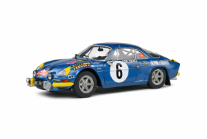 Gotowy model Alpine A110 1600S 6 Andruet/Pagani Rallye Monte Carlo Blue 1972 1/18 - Solido 1804207 