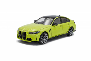 Gotowy model Bmw 3-Series M3 Competition (G80) 2023 Sao Paulo Yellow 1/43 Solido 4315303 