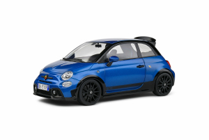 Gotowy model Fiat 695 Abarth Tributo 131 Rally Blue 2022 1/18 - Solido 1811303 