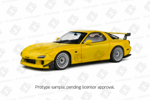 Gotowy model Mazda RX-7 Type RS (FD35) Streetfighter Yellow 1984 1/18 - Solido 1810603 