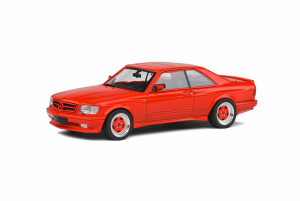 Gotowy model Mercedes Benz S-Class 560Sec Amg (C126) Wide Body 1990 Red 1/43 Solido 4310902