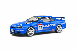 Gotowy model Nissan GT-R (R34) Streetfighter Calsonic Tribute Blue 2000 1/18 - Solido 1804307 