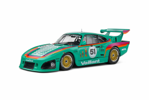 Gotowy model Porsche 935 K3 51 Vaillant Green 1977 1/18 - Solido 1807205 