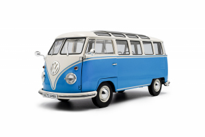 Gotowy model Volkswagen T1 Samba Blue/White 1962 1/18 - Solido 1813401