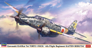 Hasegawa 07561 Kawasaki Ki45Kai Tei Toryu (Nick) - 4th Flight Regiment Kaiten Seikutai 1/48