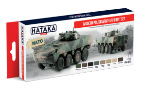 Hataka AS72 zestaw współczesna polska armia AFV farby akrylowe