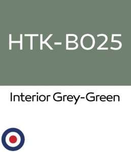 Hataka B025 Interior Grey-Green - farba akrylowa 10ml