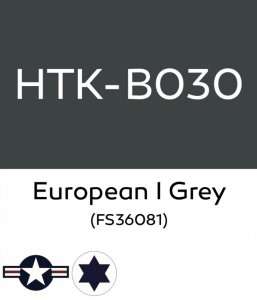 Hataka B030 European I Grey - farba akrylowa 10ml
