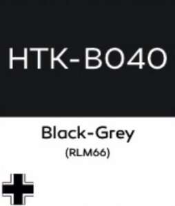 Hataka B040 Black-Grey - farba akrylowa 10ml