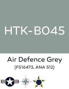 Hataka B045 Air defense grey - farba akrylowa 10ml