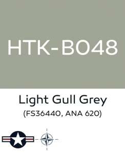 Hataka B048 Light gull grey - farba akrylowa 10ml 