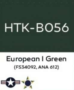 Hataka B056 European I Green FS34092 - farba akrylowa 10ml