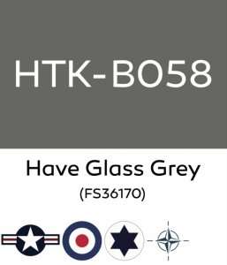 Hataka B058 Have Glass Grey - farba akrylowa 10ml