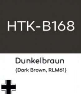 Hataka B168 Dunkelbraun - farba akrylowa 10ml