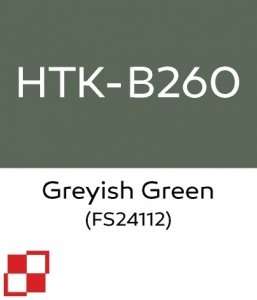 Hataka B260 Greyish Green - farba akrylowa 10ml