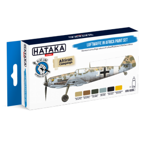Hataka BS06.02 zestaw samoloty Luftwaffe w Afryce farby akrylowe