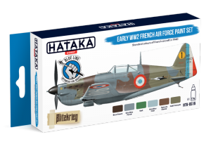 Hataka BS16 zestaw francuskie samoloty WW2 farby akrylowe
