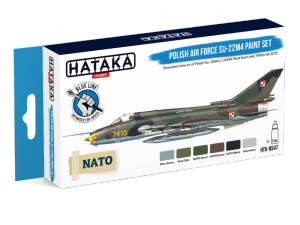 Hataka BS47 zestaw polskie samoloty Su-22M4 farby akrylowe