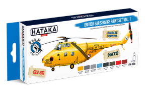 British SAR Service Paint Set Vol. 1 Hataka BS98 8x17ml 