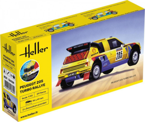 Heller 56189 Peugeot 205 Turbo Rally z farbami i klejem 1/43