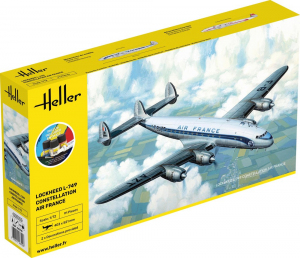 Heller 56310 Lockheed L-749 Constellation Air France z farbami i klejem 1/72 