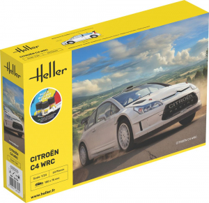 Heller 56756 Citroen C4 WRC z farbami i klejem 1/24