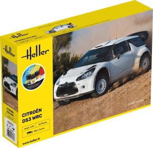 Heller 56758 Citroen DS3 WRC z farbami i klejem 1/24