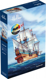 Heller 56829 Statek Golden Hind z farbami i klejem 1/96