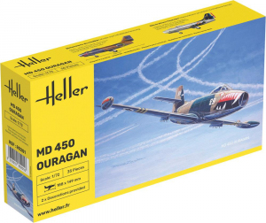 Heller 80201 Dassault MD 450 Ouragan 1/72 