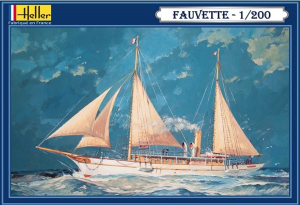 Heller 80612 Jacht parowy Fauvette model 1-200