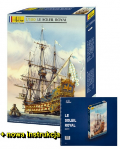Heller 80899N Żaglowiec Soleil Royal z nową instrukcją 1/100